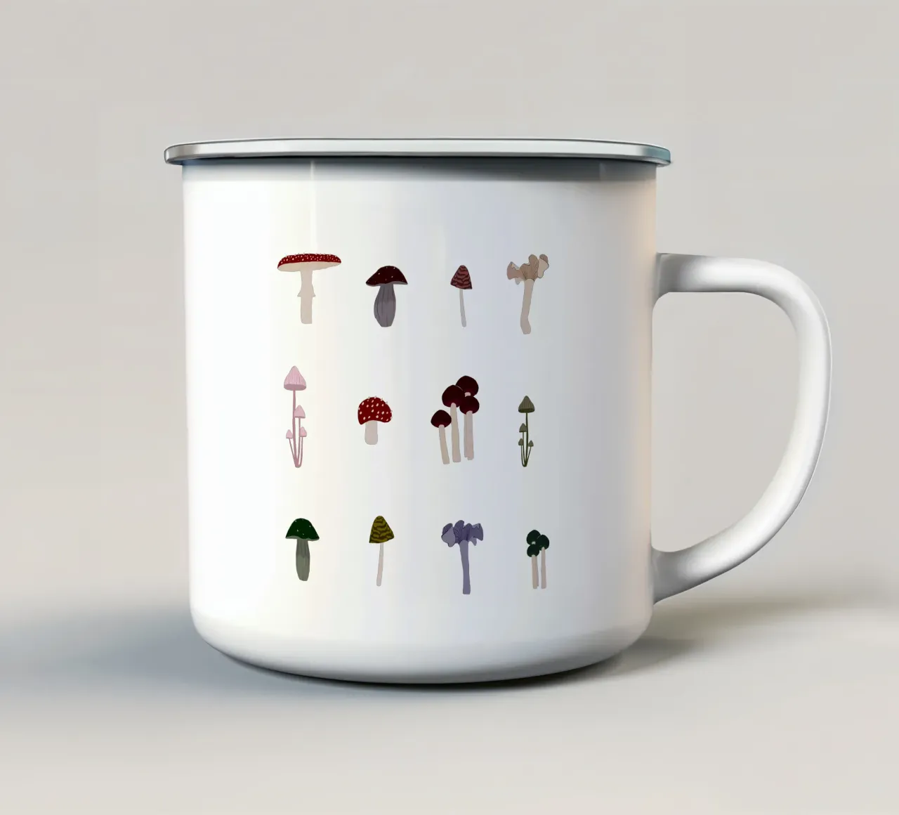 Pilze tazza in smalto da Sophie Augustin Illustration