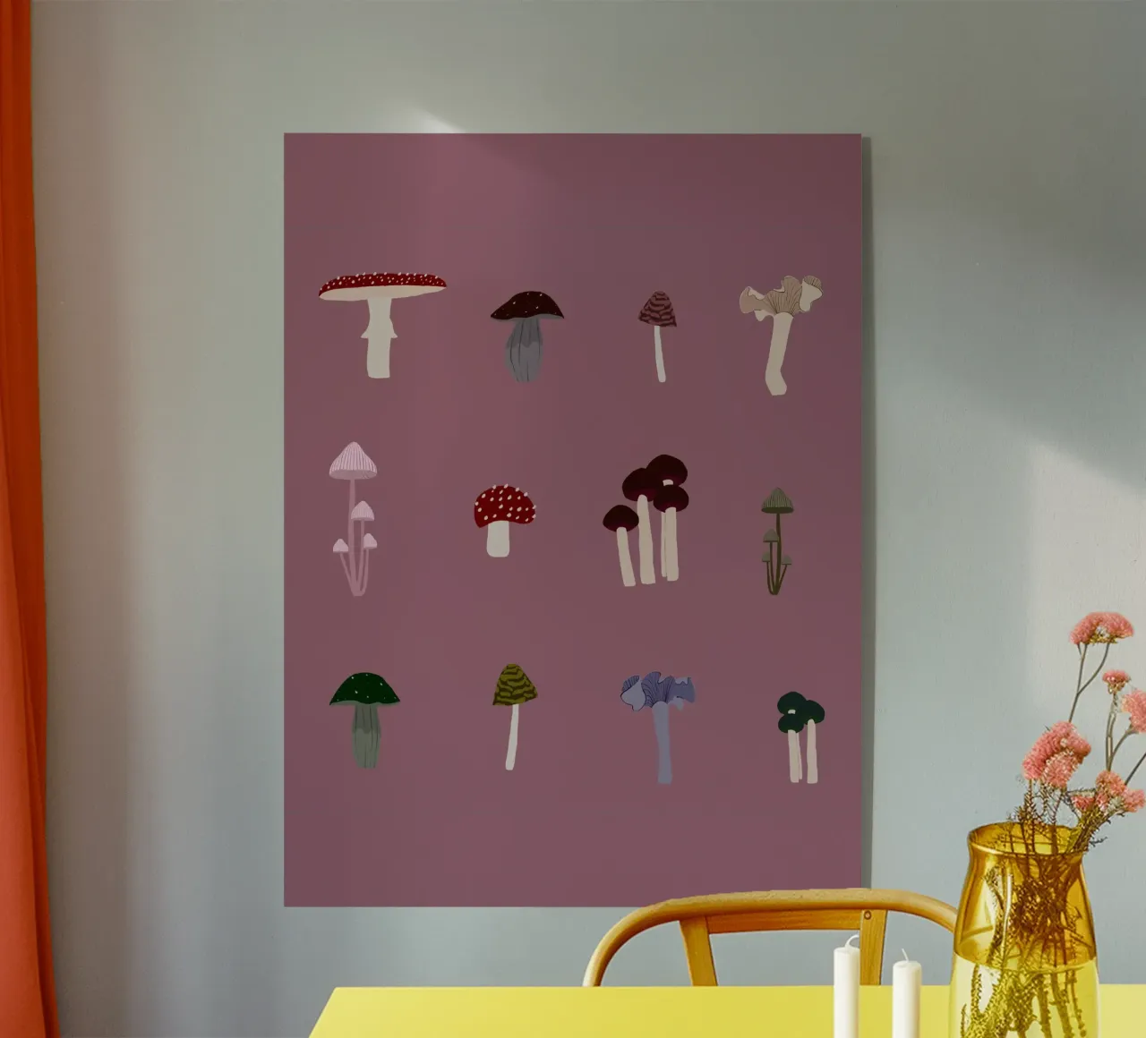 Pilze plexiglass da Sophie Augustin Illustration