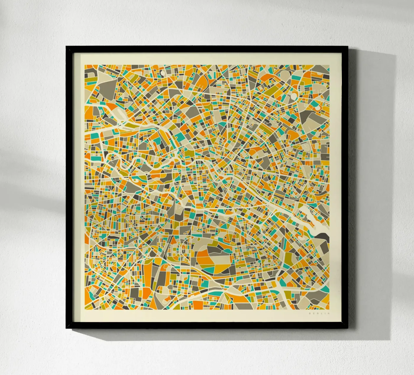 Berlin Map poster by Jazzberry Blue