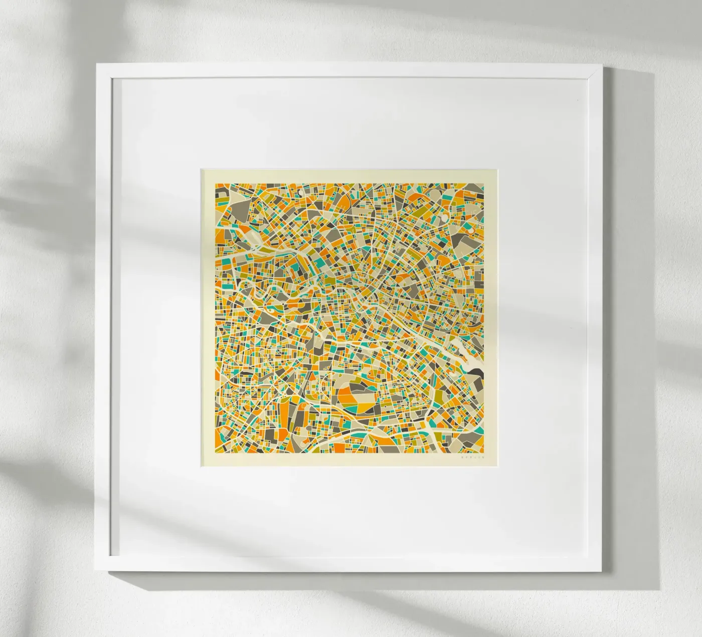 Berlin Map poster by Jazzberry Blue