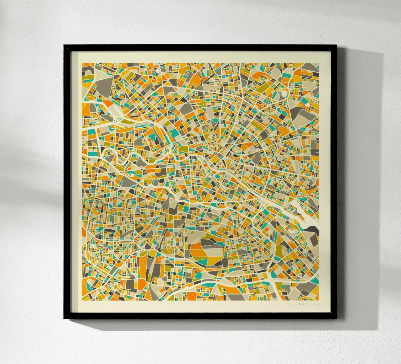 Berlin Map poster by Jazzberry Blue