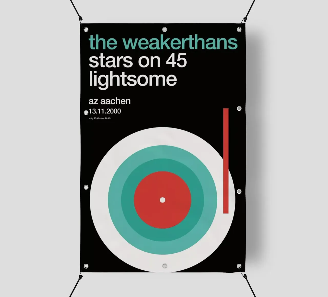 The Weakerthans telo in pvc da Stephan Kochs