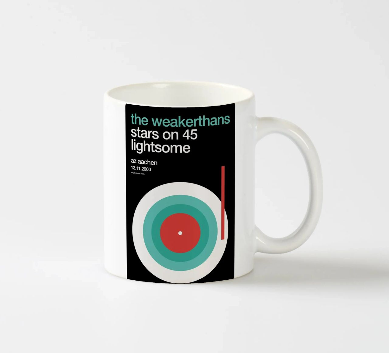 The Weakerthans tazza in ceramica da Stephan Kochs