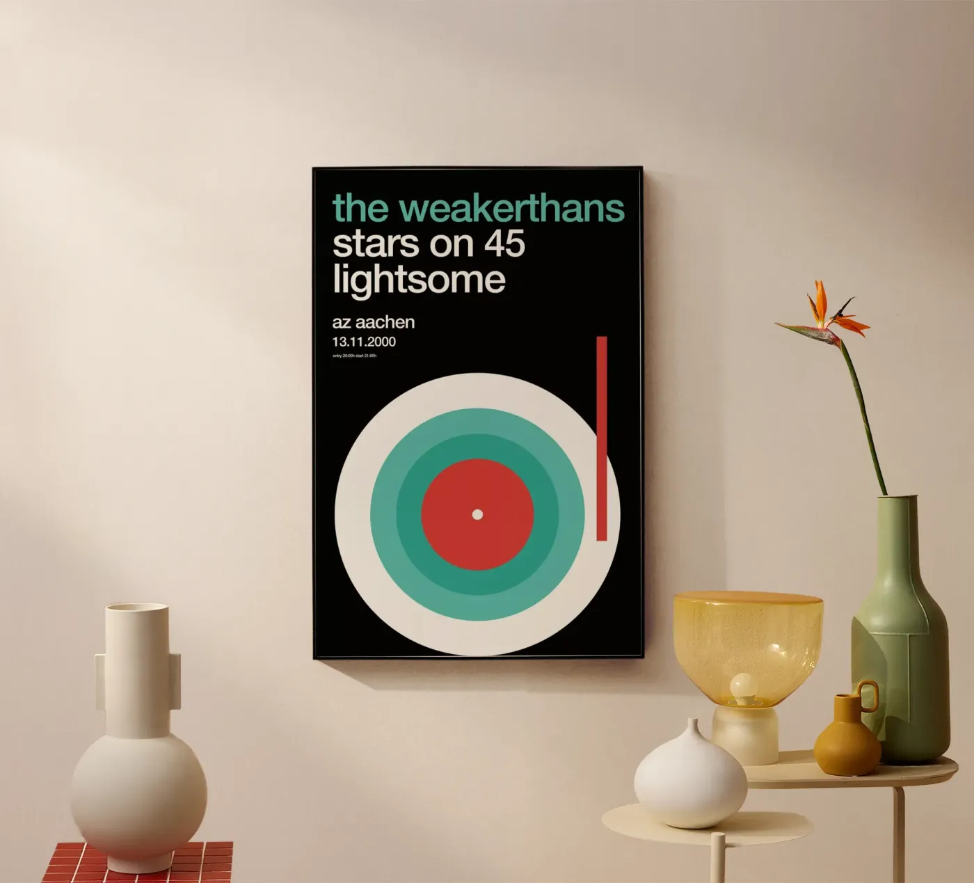 The Weakerthans acryl van Stephan Kochs