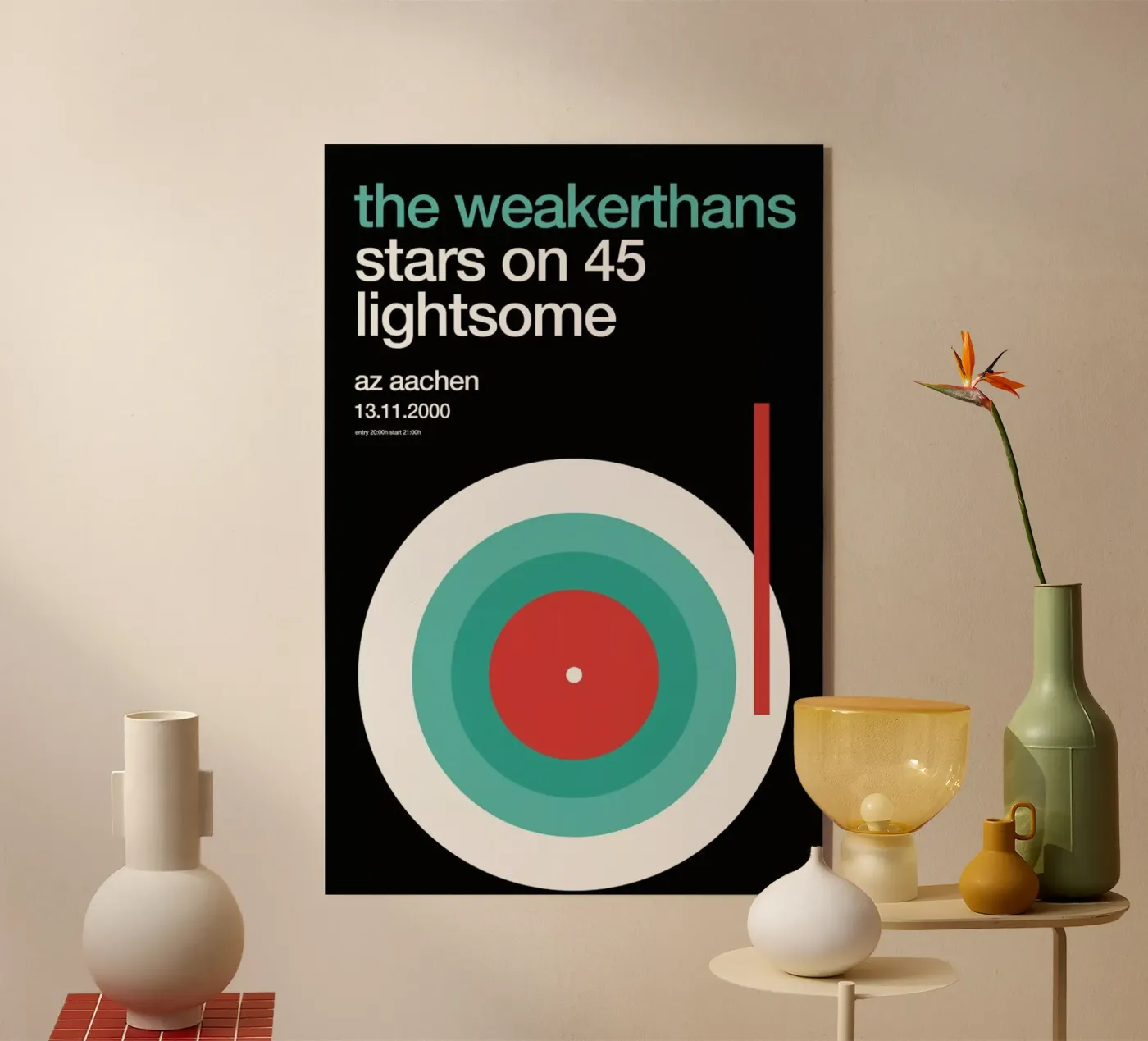 The Weakerthans acryl van Stephan Kochs