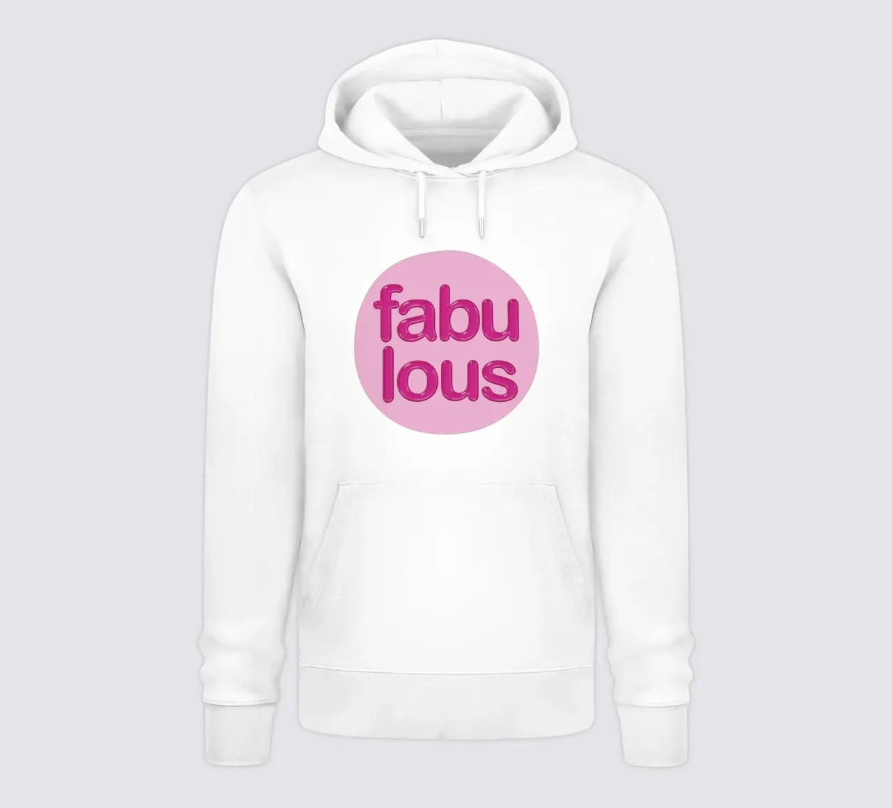 Fabulous disco quote felpa con cappuccio da Martina