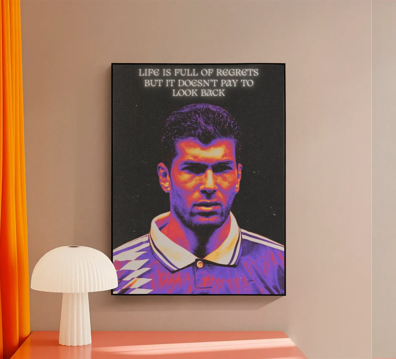 Zidane plexiglass da Limitless Prints