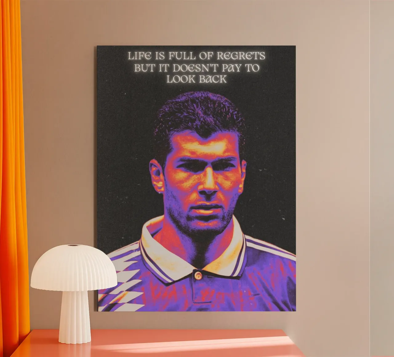 Zidane alluminio dibond da Limitless Prints