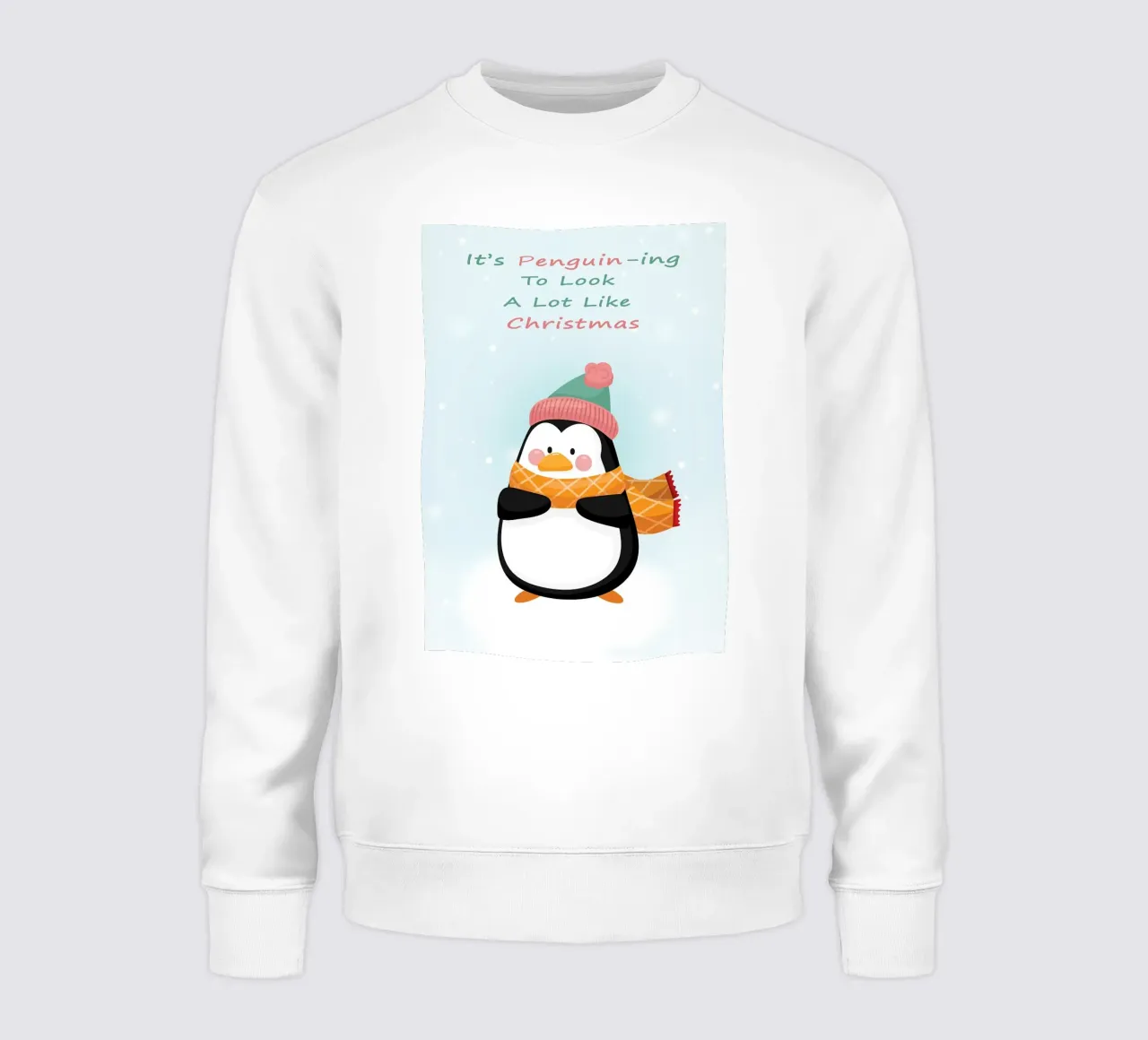 Pinguino di Natale felpa da Nina Wolf