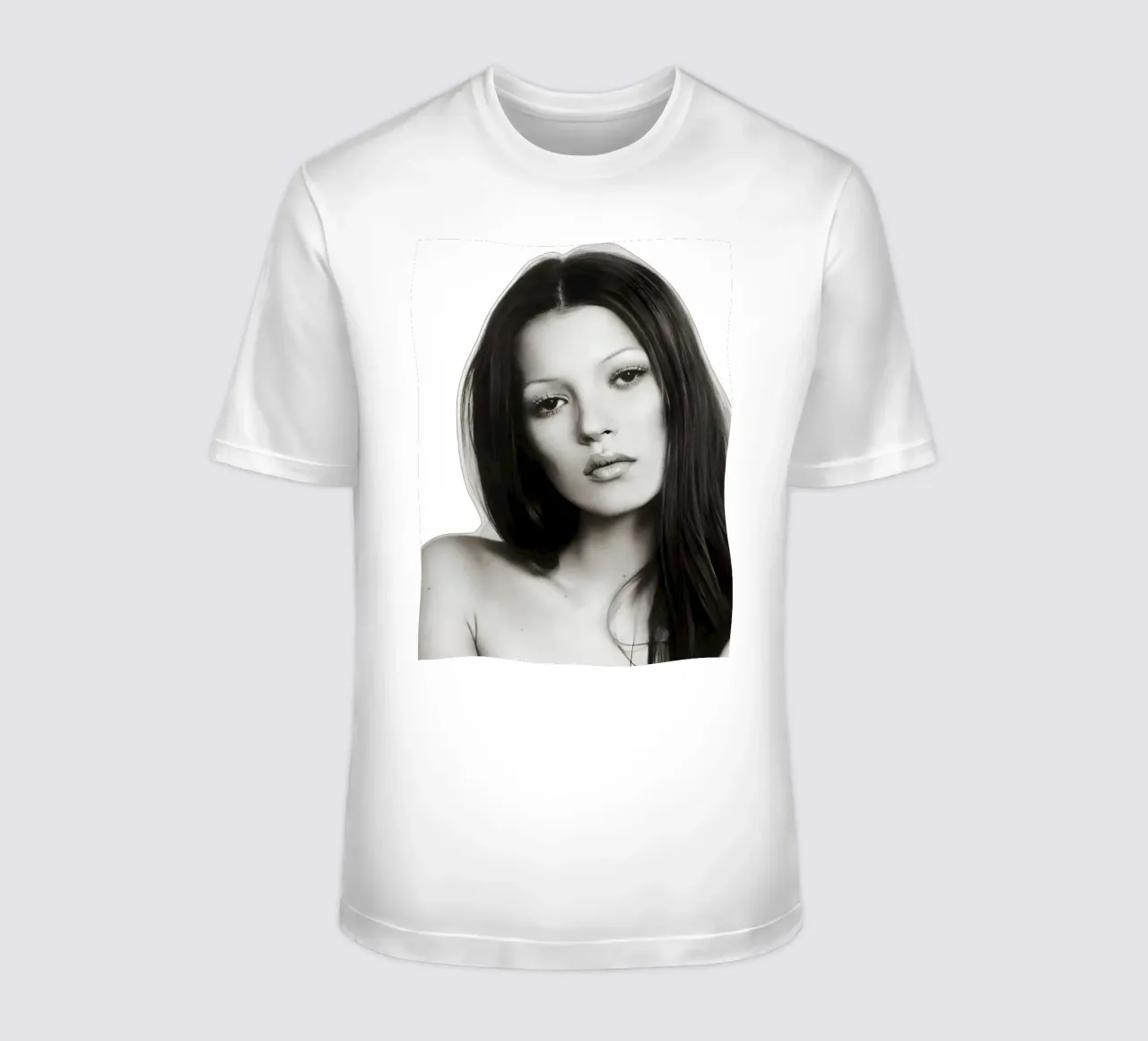 Serenità monocromatica t-shirt da vintage singer
