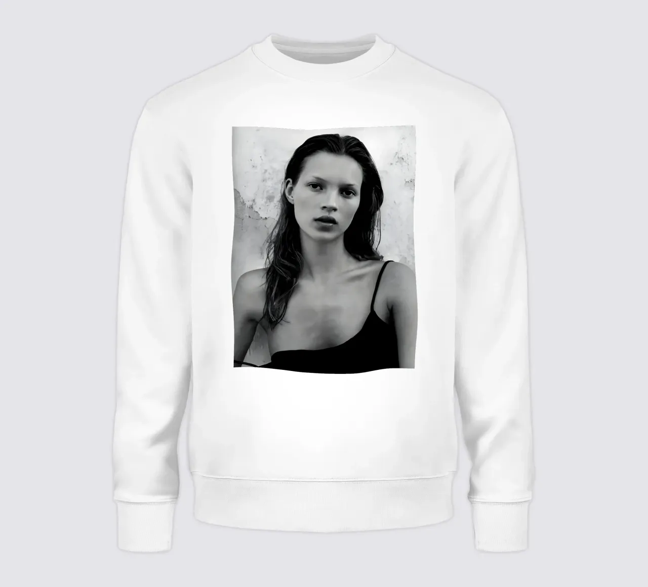 Simplicidad desnuda sudadera de vintage singer