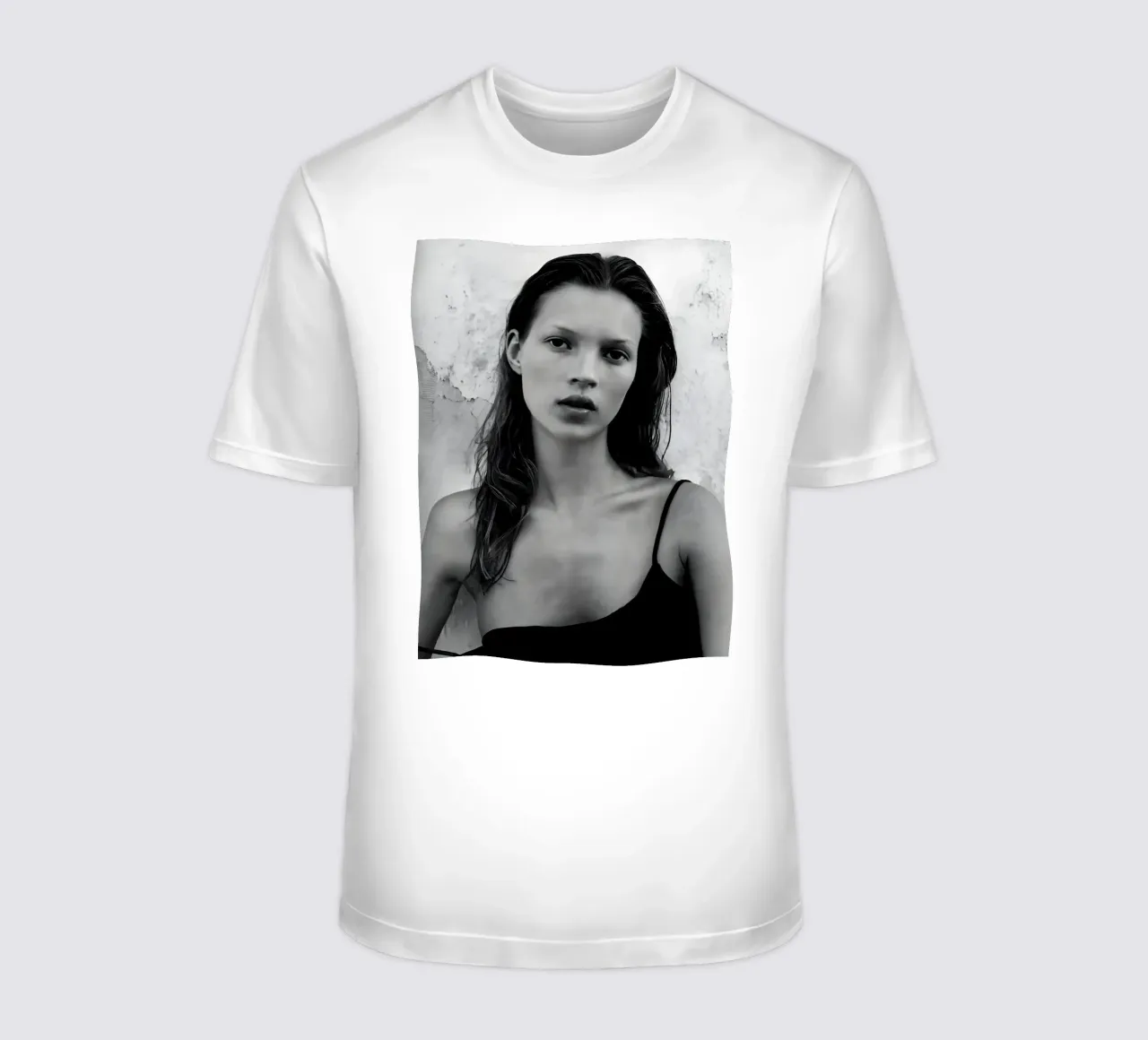 Semplicità nuda t-shirt da vintage singer