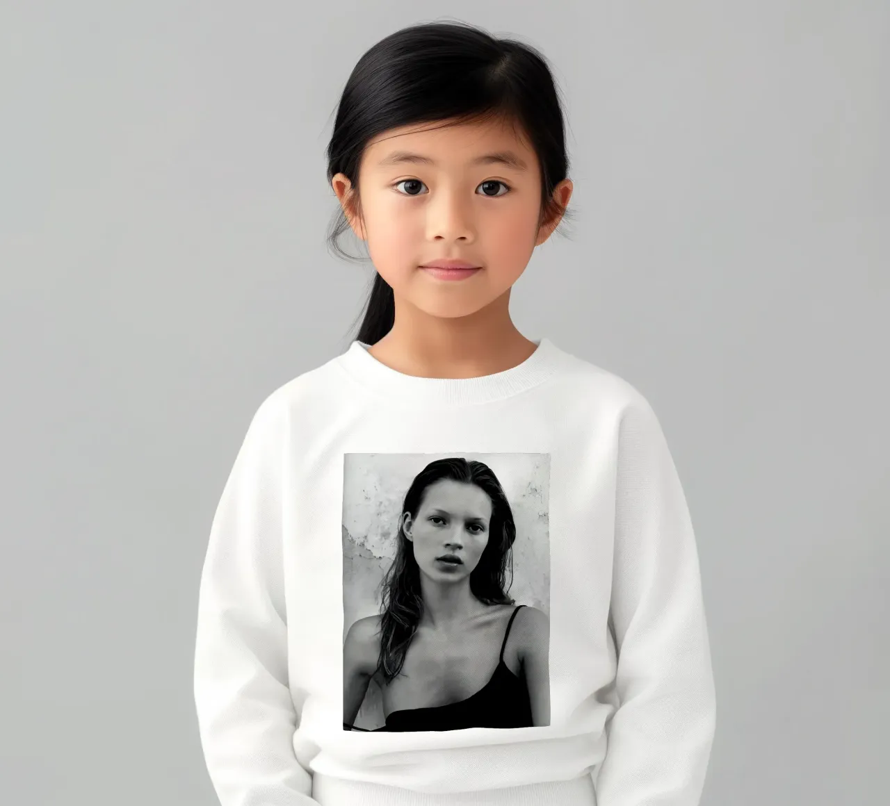 Semplicità nuda felpa bambino da vintage singer