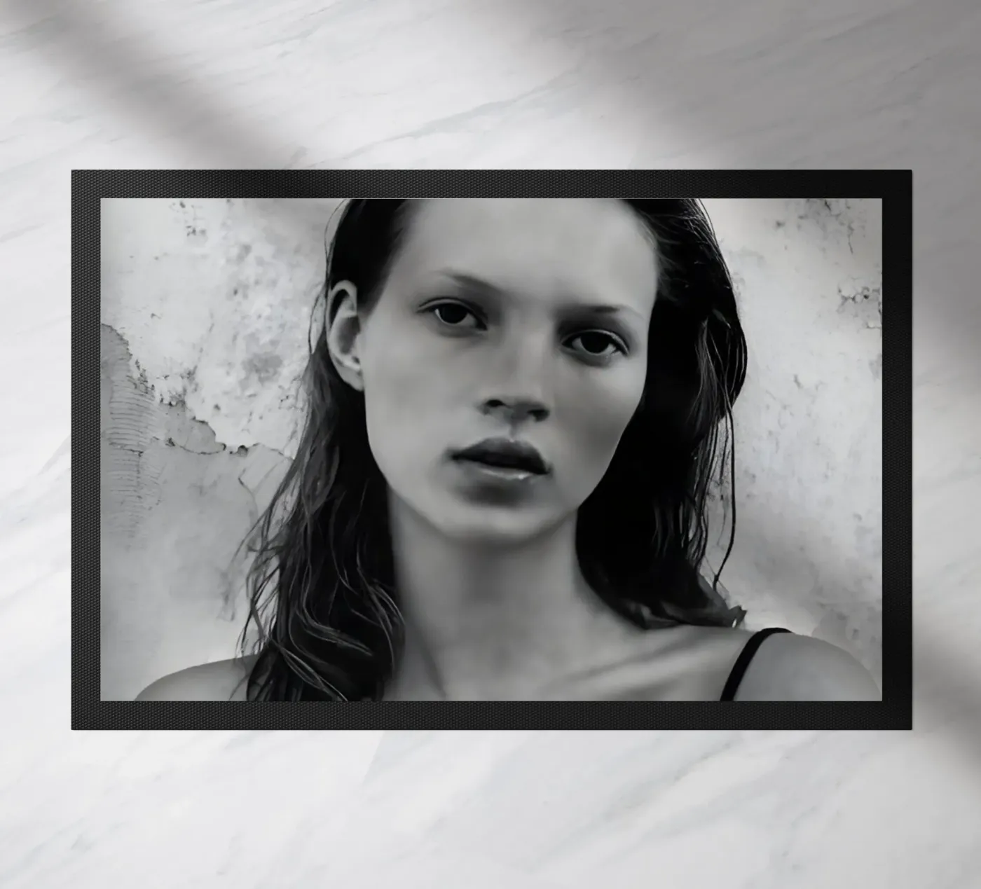 Nackte Einfachheit Fußmatte von vintage singer