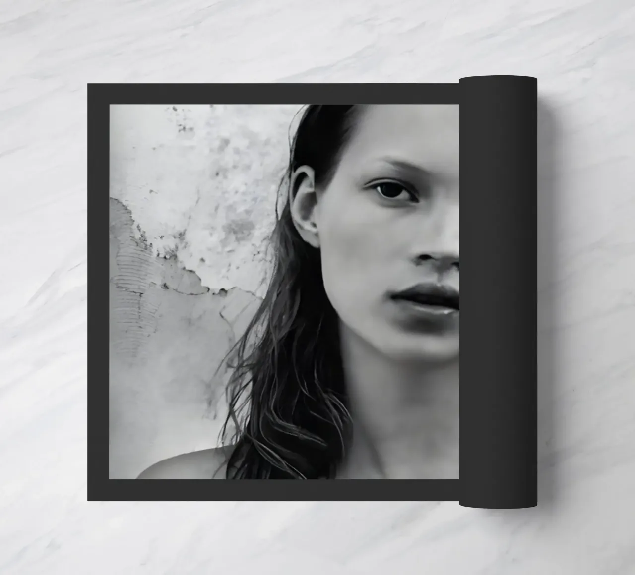 Semplicità nuda zerbino da vintage singer