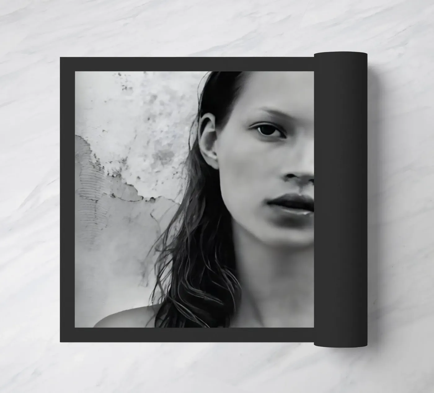 Nackte Einfachheit Fußmatte von vintage singer