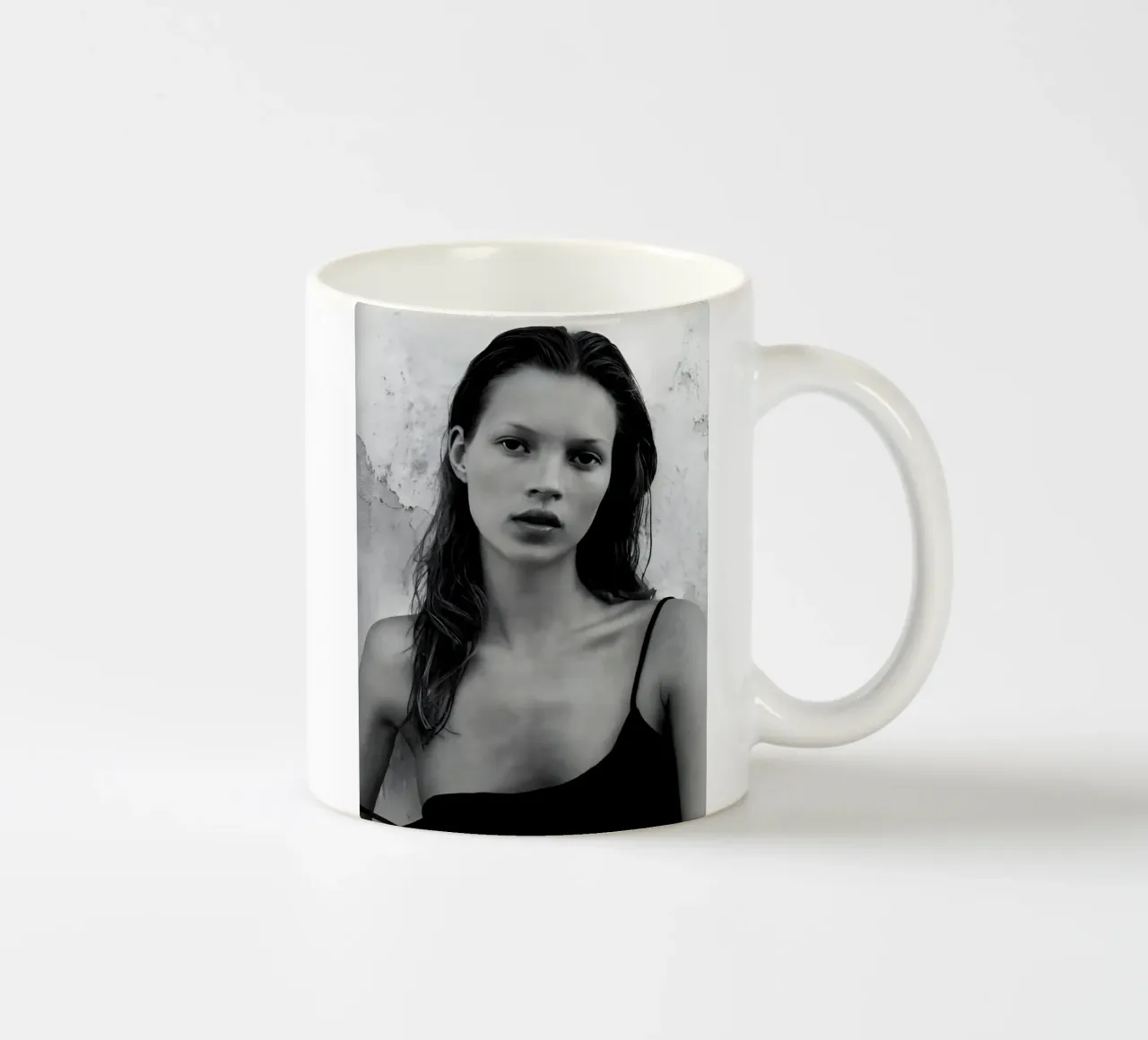 Semplicità nuda tazza in ceramica da vintage singer