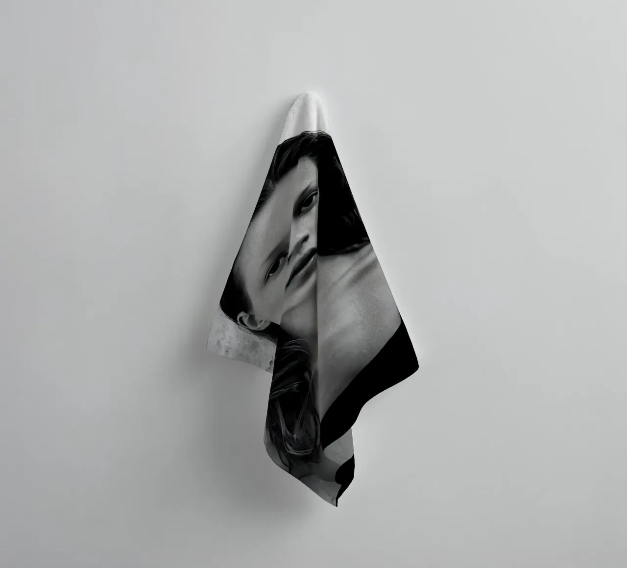 Semplicità nuda asciugamano da bagno da vintage singer