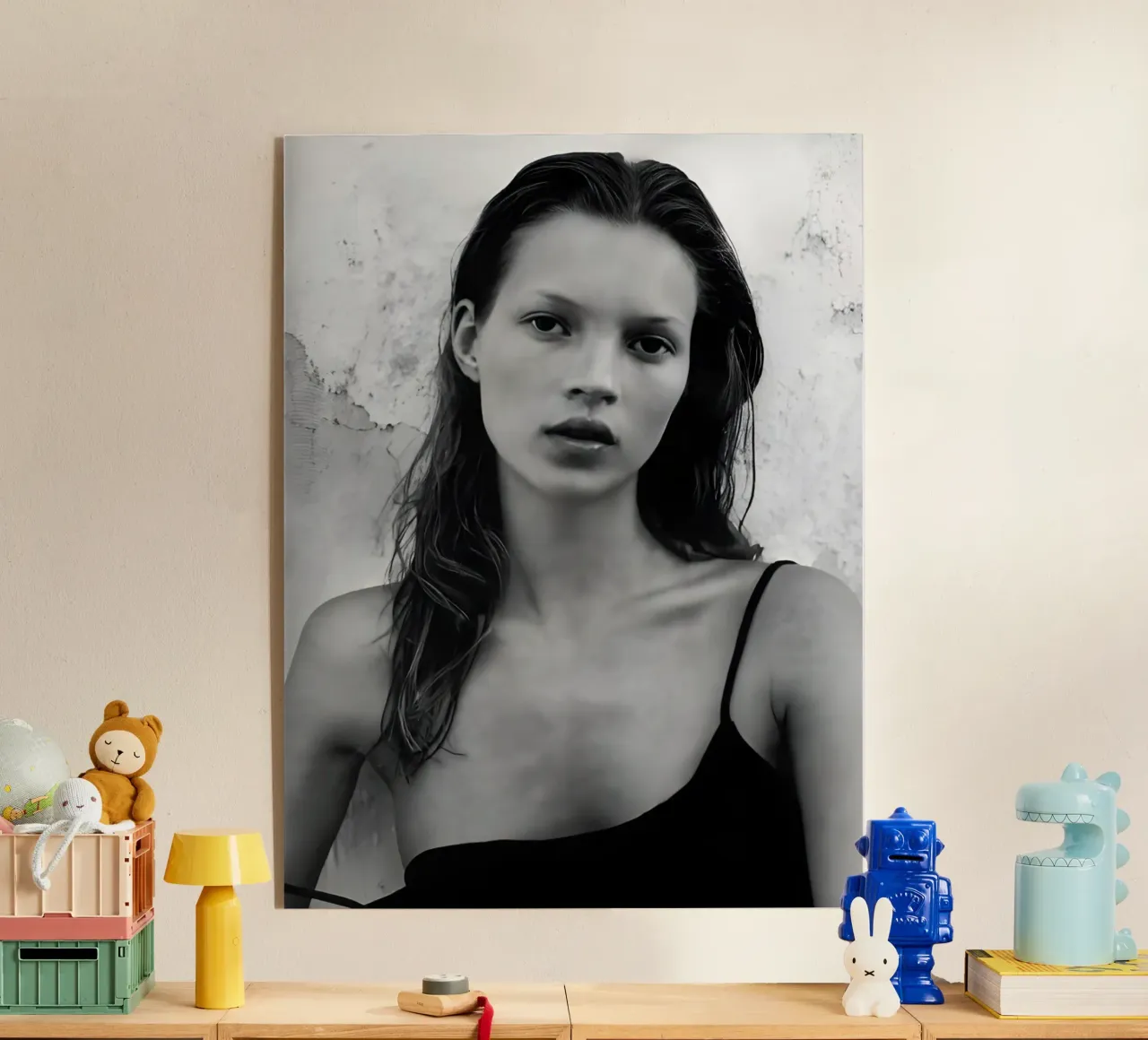 Semplicità nuda plexiglass da vintage singer