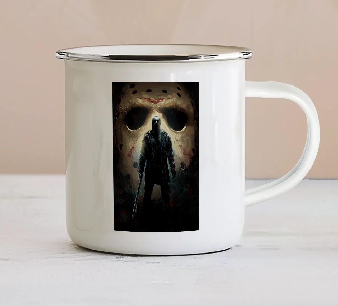 Jason Voorhees tazza in smalto da nabakumov