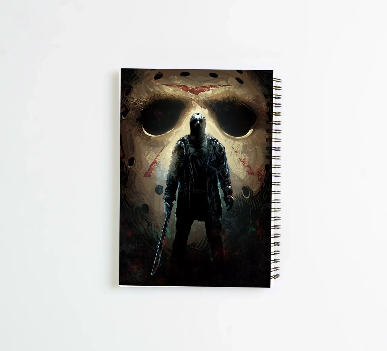 Jason Voorhees spiral notebook by nabakumov