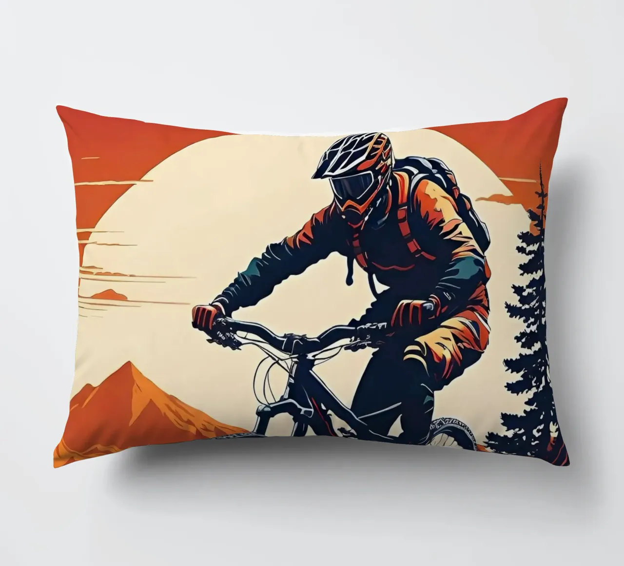 Discesa in mountain bike a tutta velocità cuscino da ARTVI-SHOP