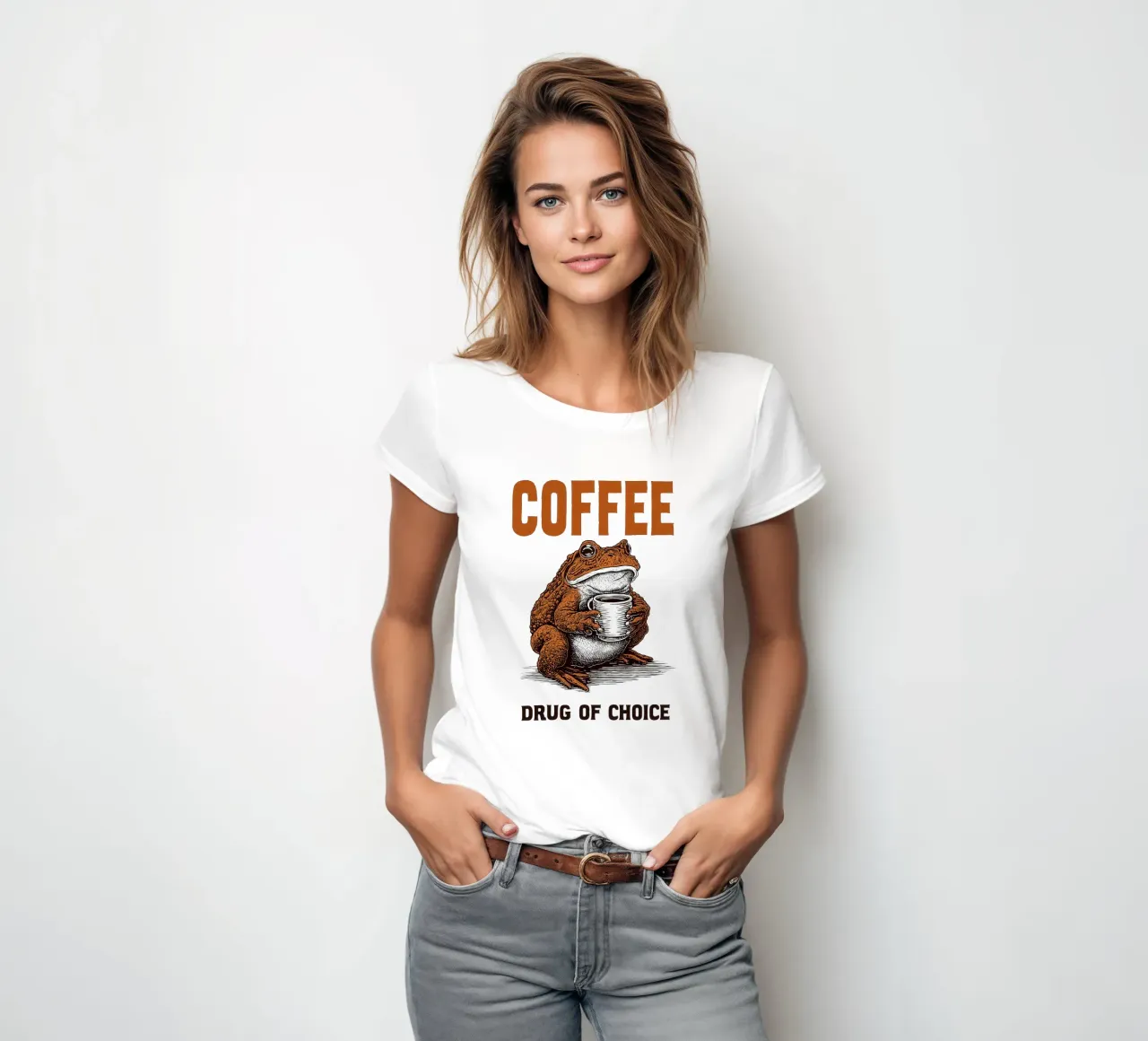 Il caffè - droga della scelta | Per i drogati di caffè t-shirt da donna da Autofocus