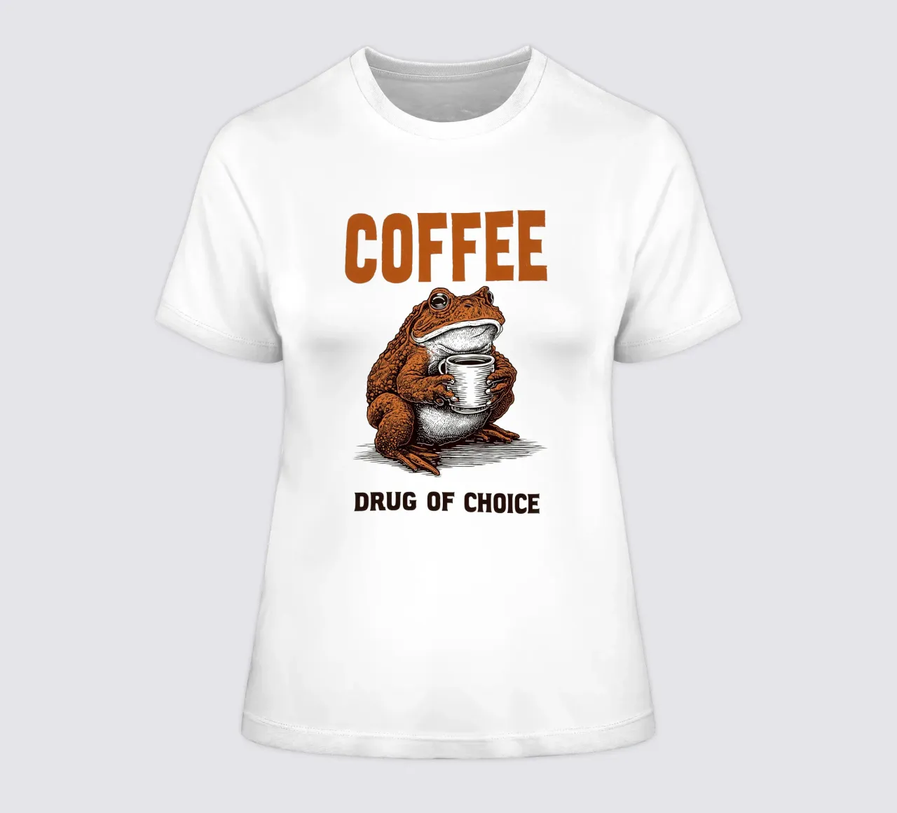 Il caffè - droga della scelta | Per i drogati di caffè t-shirt da donna da Autofocus