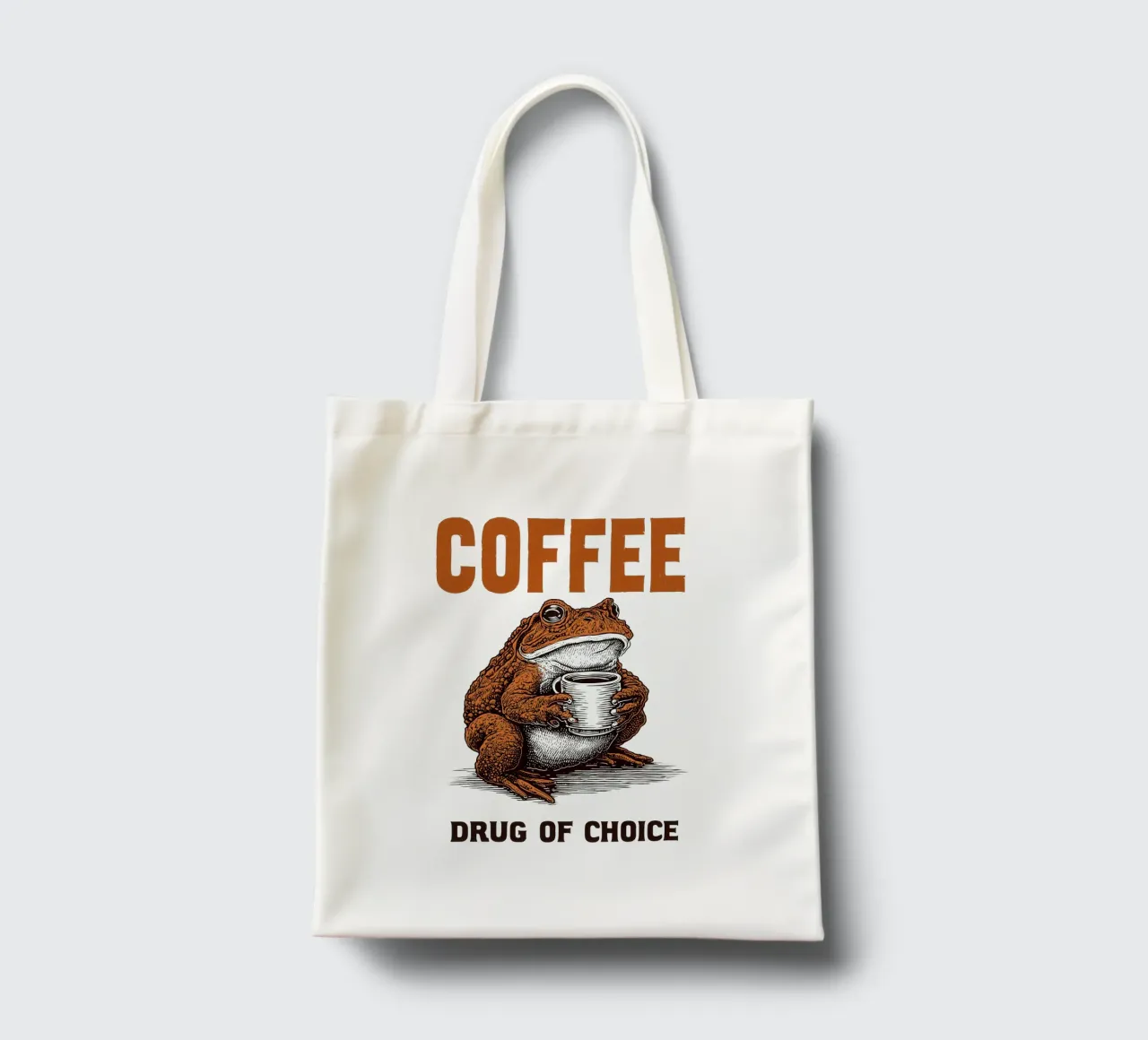 Il caffè - droga della scelta | Per i drogati di caffè borsa in juta da Autofocus
