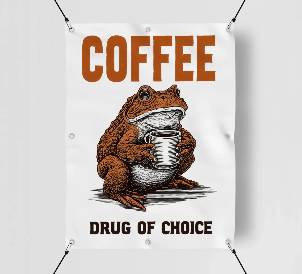 Il caffè - droga della scelta | Per i drogati di caffè telo in pvc da Autofocus