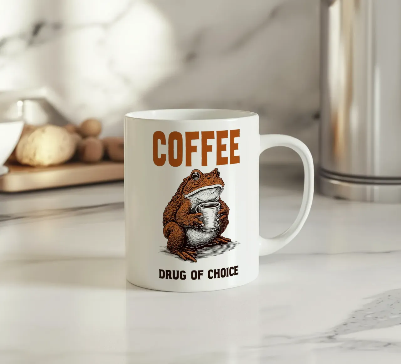 Il caffè - droga della scelta | Per i drogati di caffè tazza in ceramica da Autofocus
