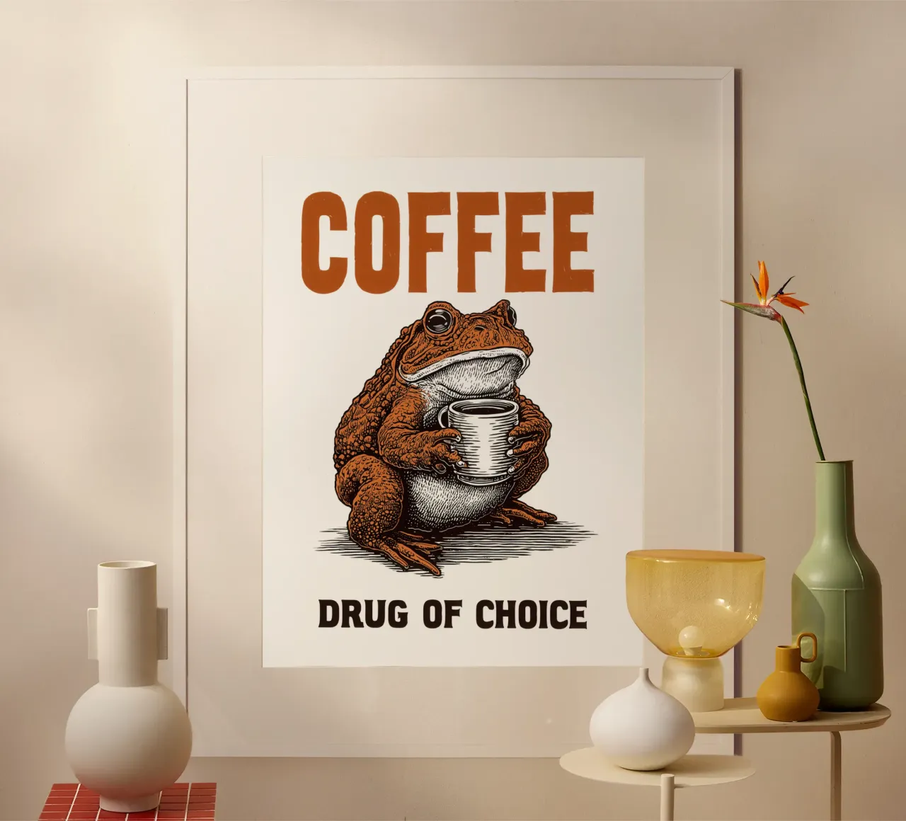 Il caffè - droga della scelta | Per i drogati di caffè poster da Autofocus