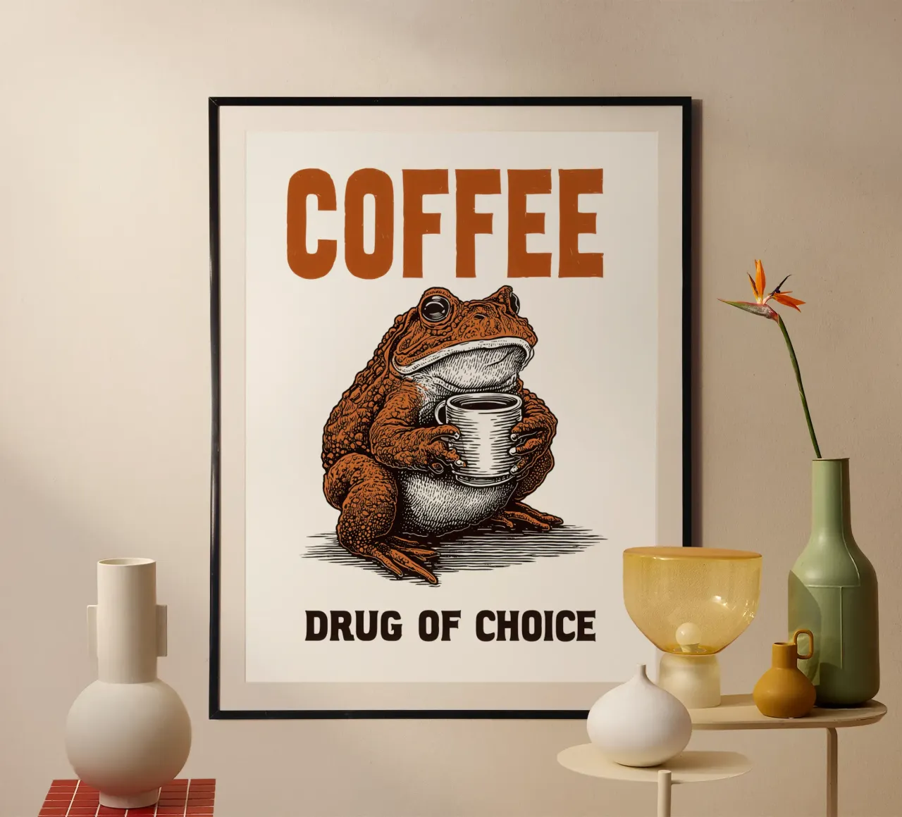 Il caffè - droga della scelta | Per i drogati di caffè poster da Autofocus