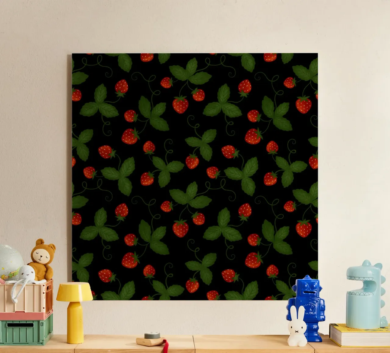 Strawberries plexiglass da Vivi Nicolin