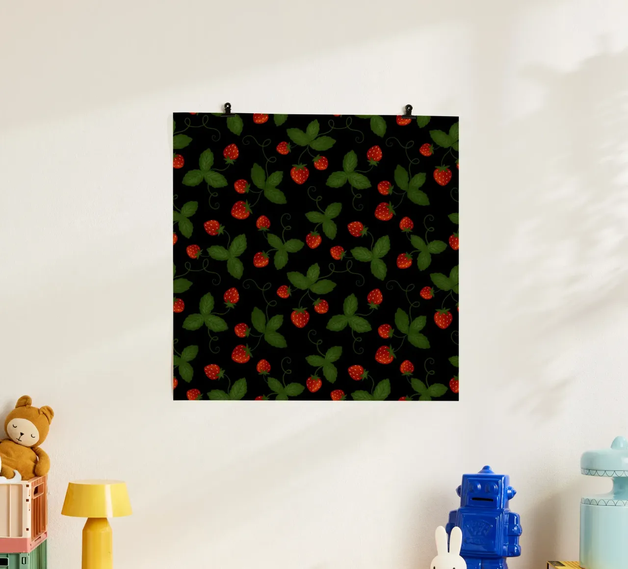 Strawberries poster da Vivi Nicolin