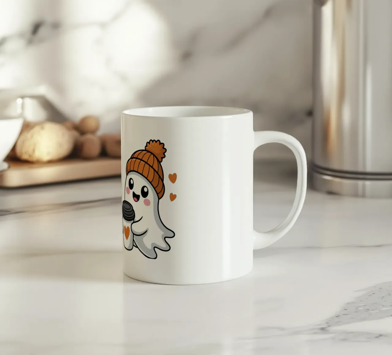 Fantômes mignons tazza in ceramica da Idées & Création