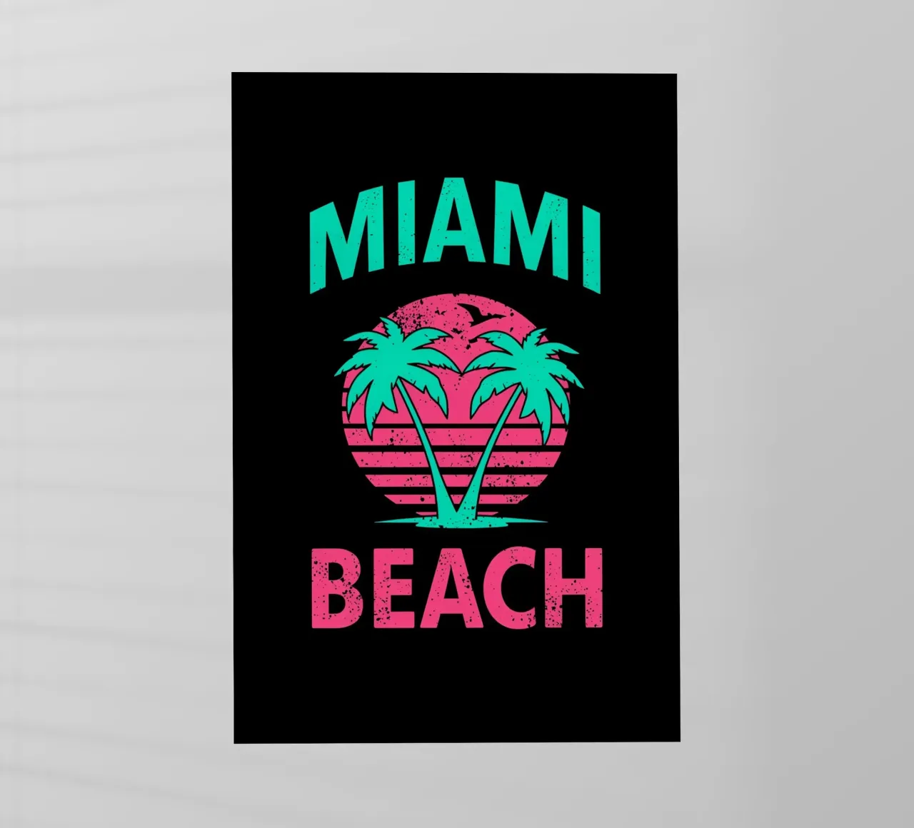 Grafica di Miami Beach pellicola backlit da DesignDoodle