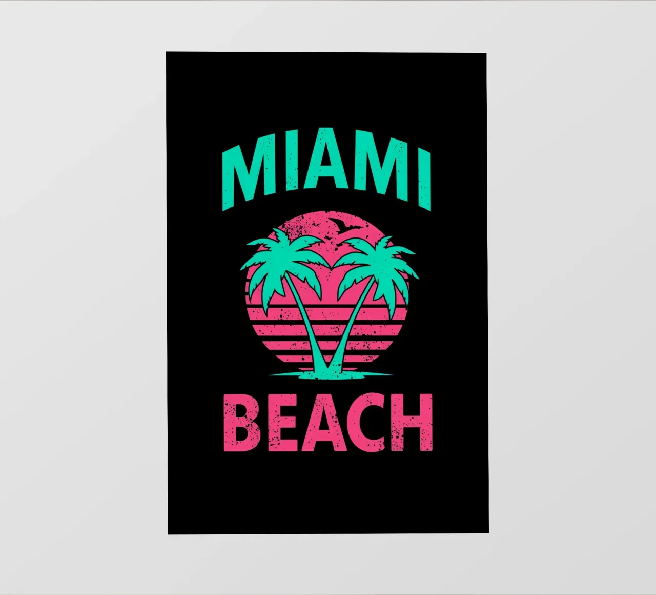 Grafica di Miami Beach telo in pvc da DesignDoodle
