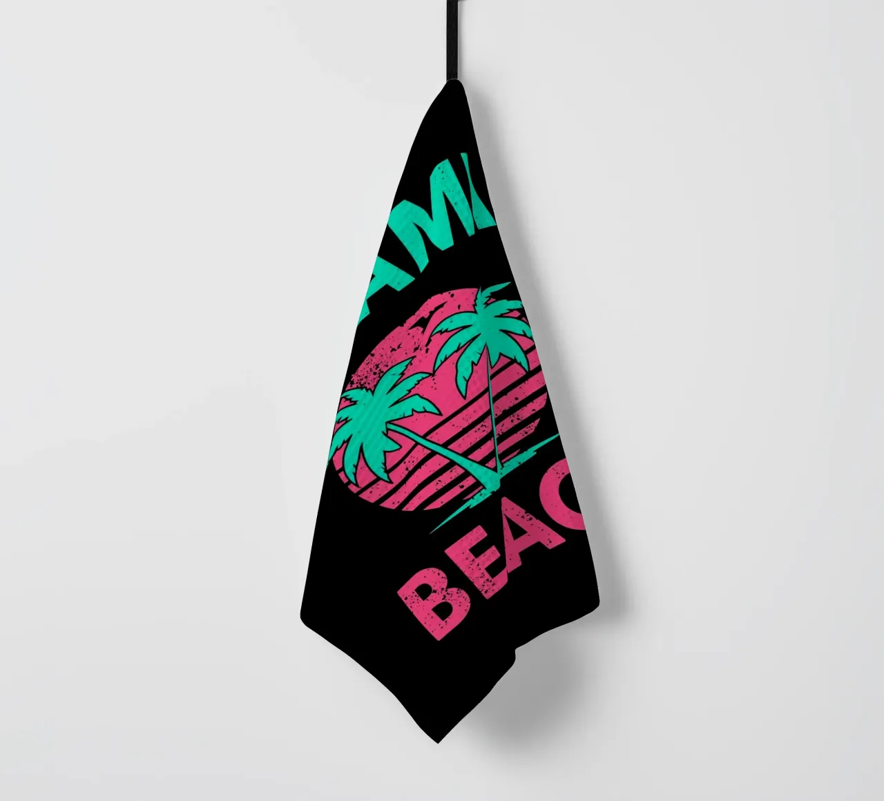 Grafica di Miami Beach canovaccio da cucina da DesignDoodle
