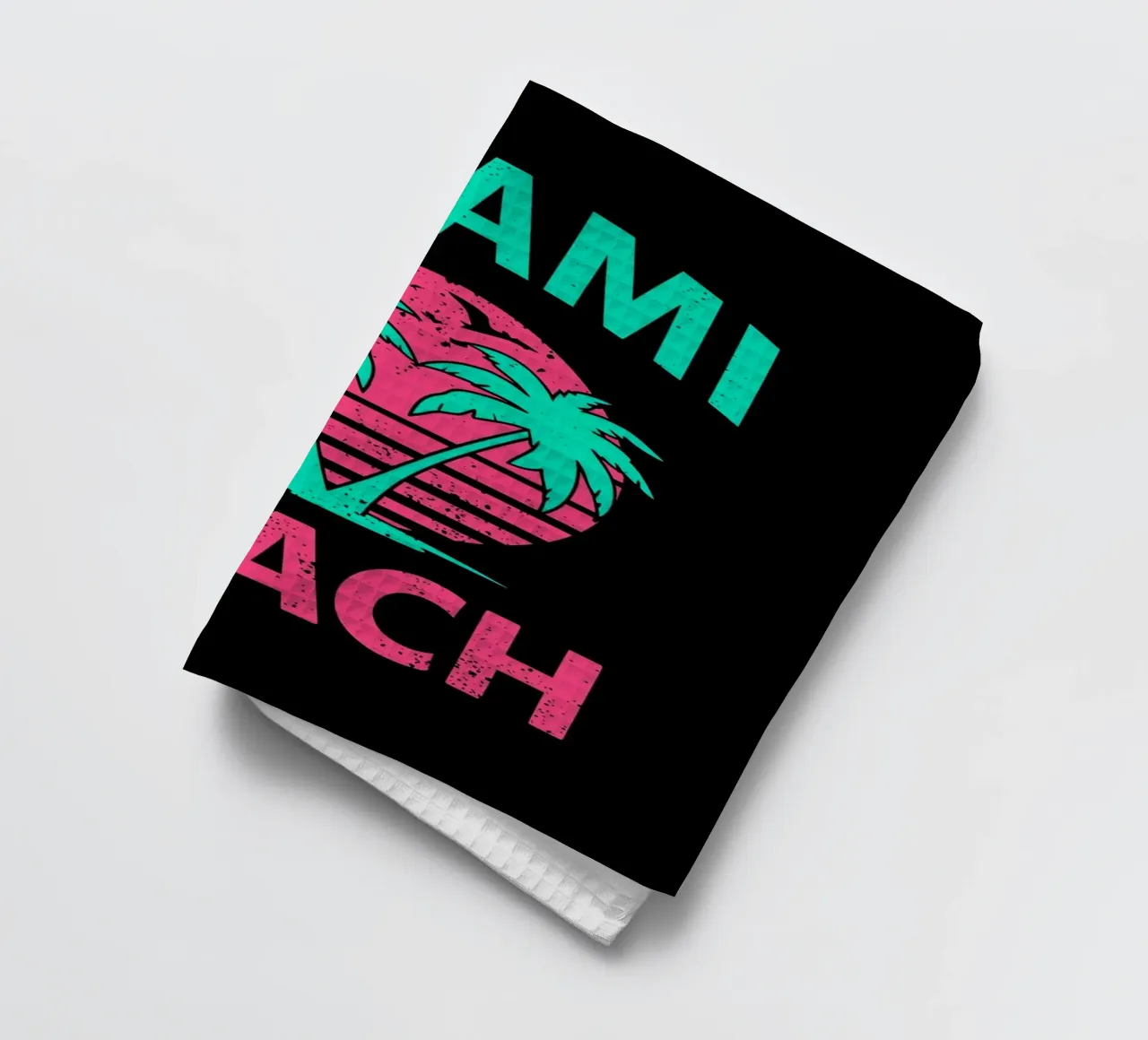 Grafica di Miami Beach canovaccio da cucina da DesignDoodle