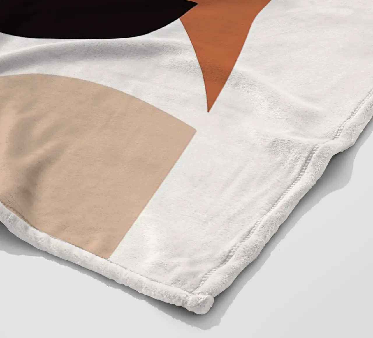 Arte vegetale minimalista con forme geometriche coperta in pile da PosterByFly