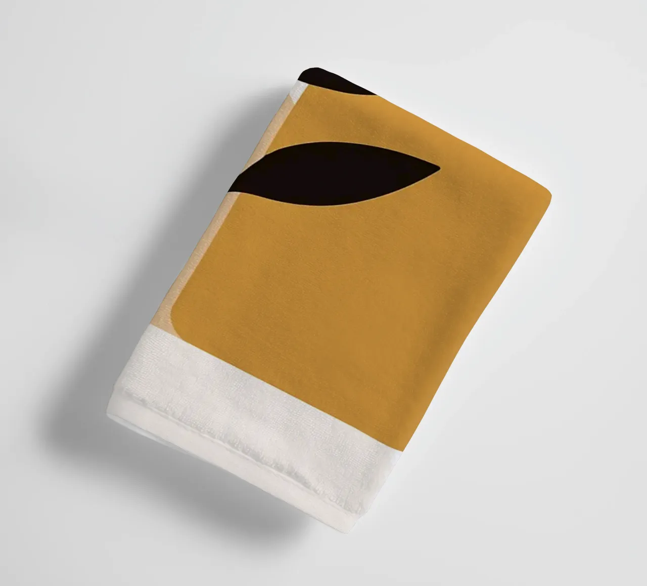 Arte botanica astratta con forme geometriche asciugamano da bagno da PosterByFly