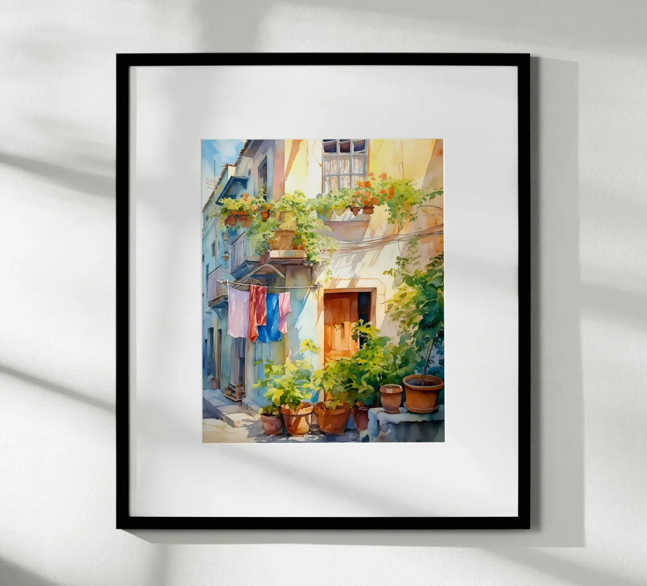 Laundry poster con telaio in plastica da Artsy Bessy