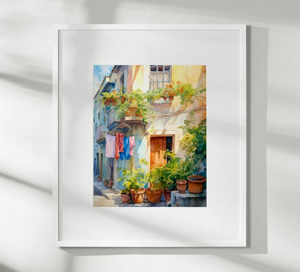 Laundry poster con telaio in plastica da Artsy Bessy