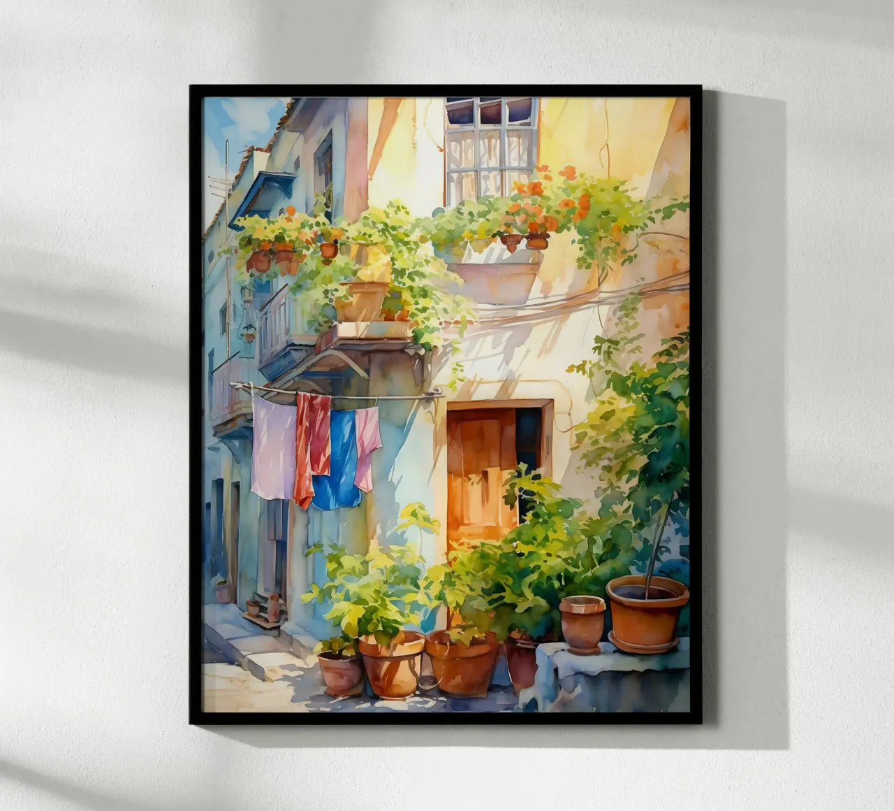 Laundry poster con telaio in plastica da Artsy Bessy