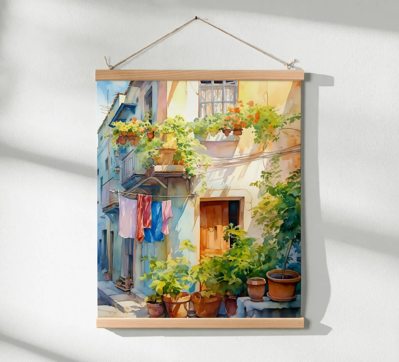 Laundry poster con telaio in plastica da Artsy Bessy