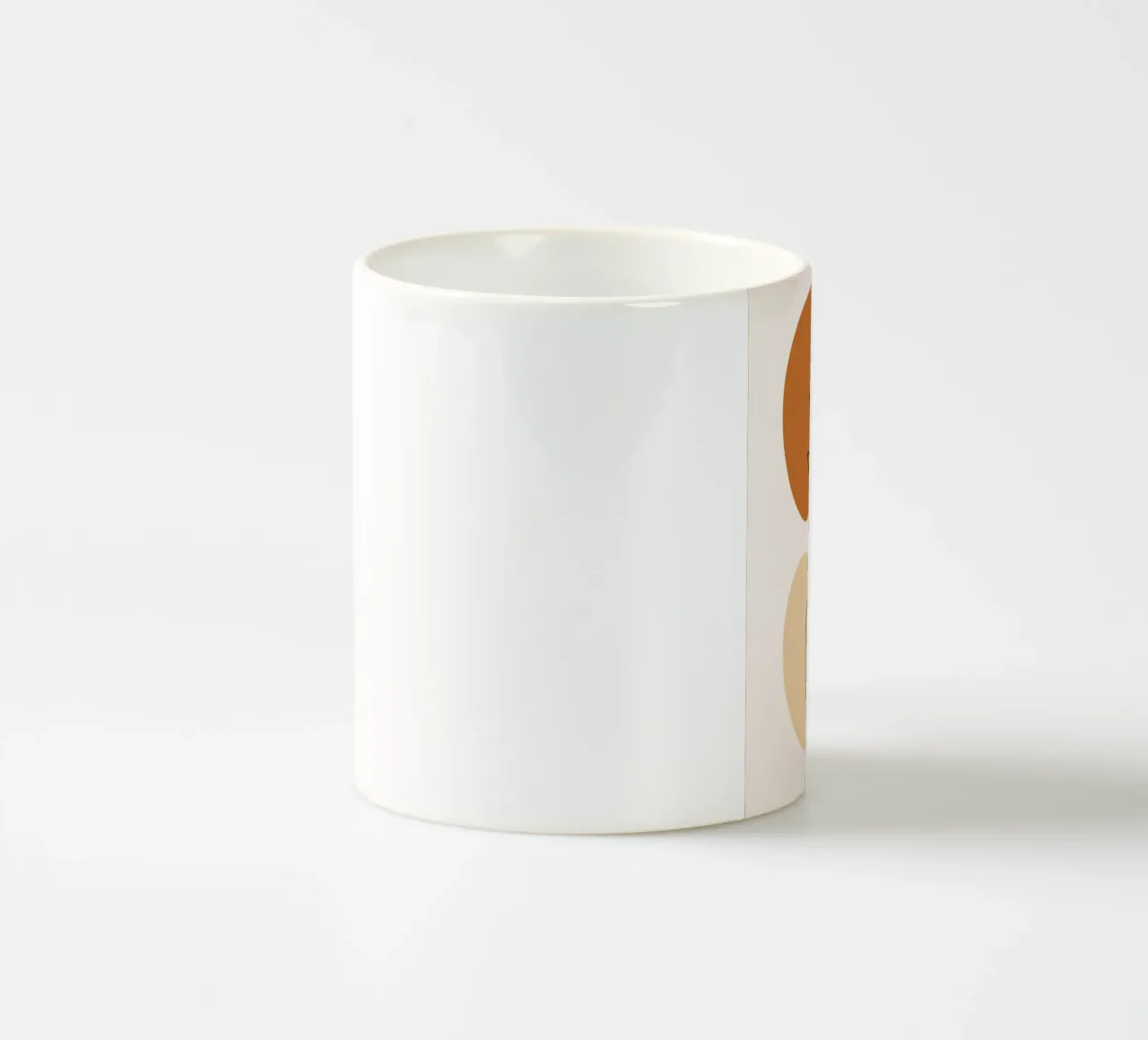 Illustrazione di una pianta minimalista in un vaso tazza in ceramica da PosterByFly