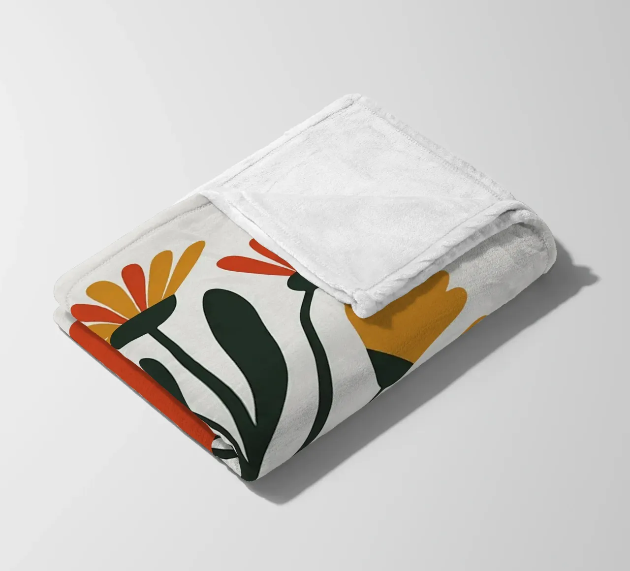 Composizione floreale minimalista in vaso coperta in pile da PosterByFly