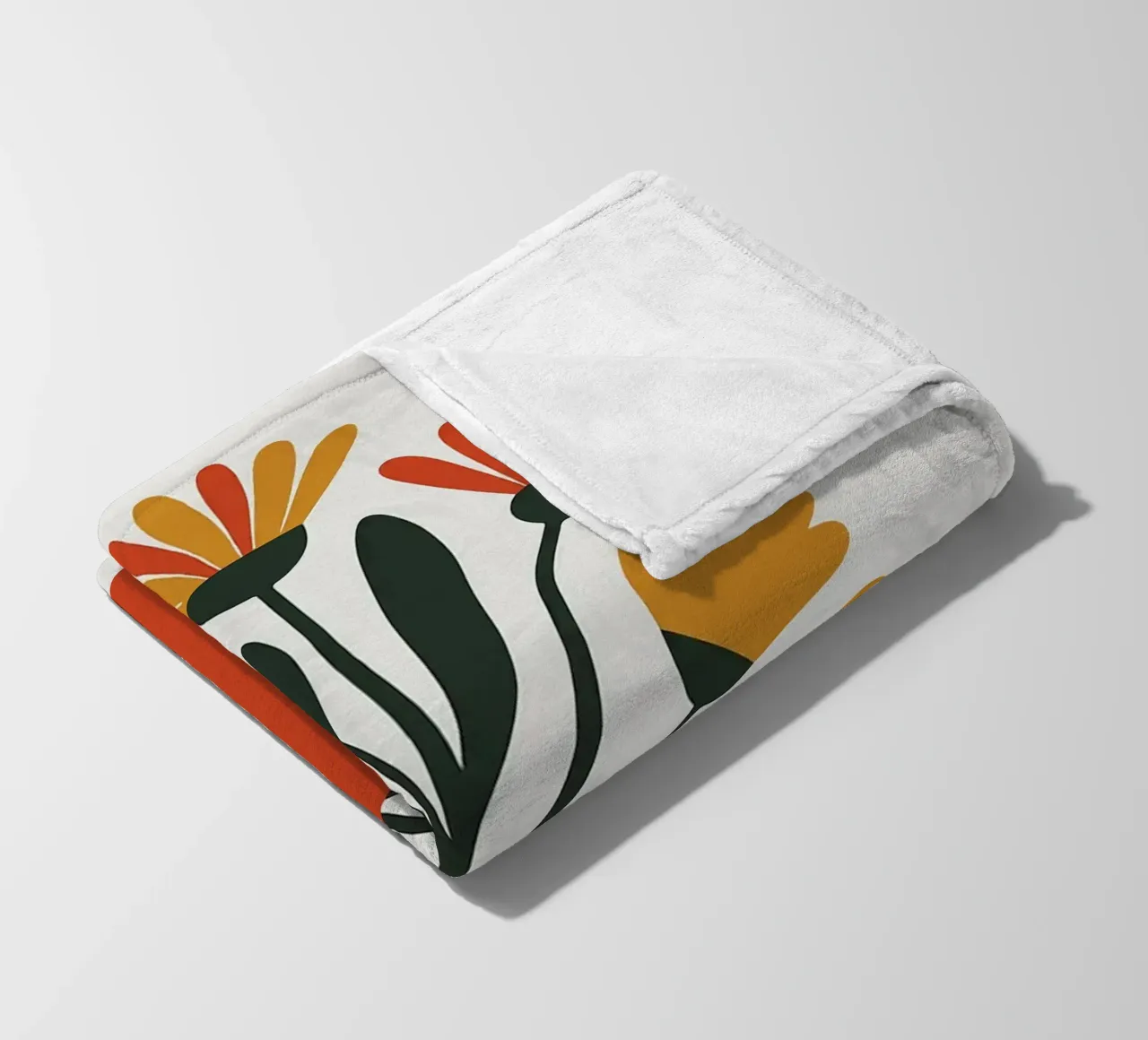 Composizione floreale minimalista in vaso coperta in pile da PosterByFly