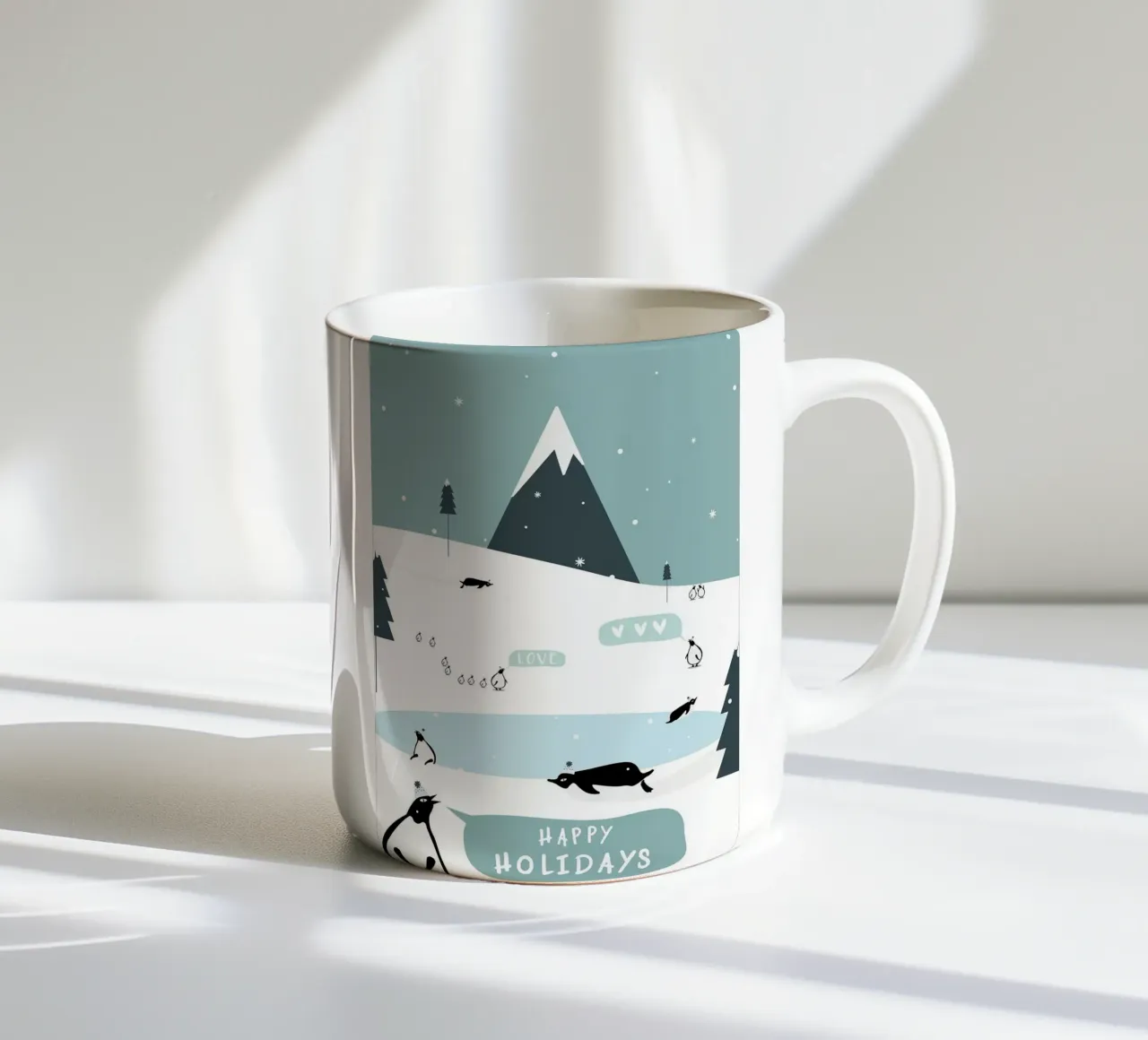 Vacanze invernali tazza in ceramica da Nina Wolf